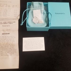 Tiffany Co Heart Tag with Key Pendant